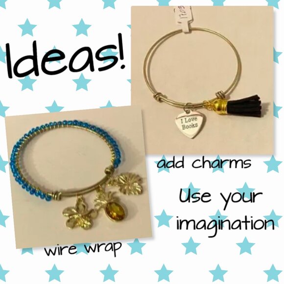 Eight silver expandable children's bracelets NEW* - Picture 3 of 6